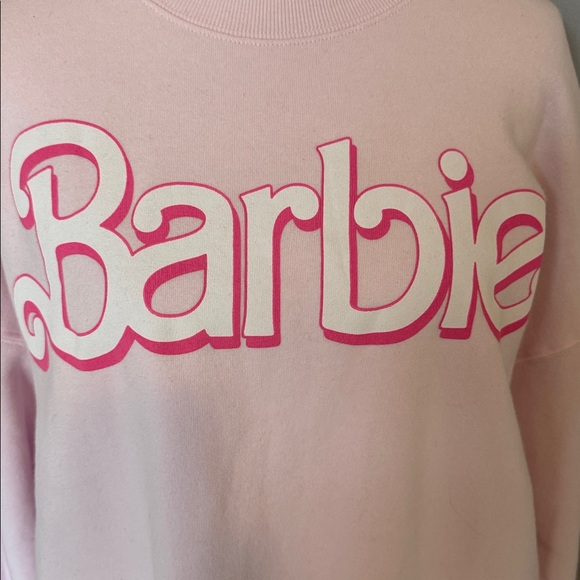 Barbie Pink Cropped Sweatshirt - Picture 5 of 9